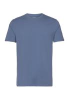 Mens Stretch Crew Neck Tee S/S Blue Lindbergh