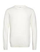 100% Recycle Knit Round Neck White Lindbergh