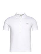 Emb Archive Shield Polo White GANT