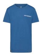 Cnvb Chest Hit Strip Wdmk Ss T / Chest Hit Strip Wdmk Ss Tee Blue Conv...