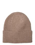 Fold Rib Cap Beige Davida Cashmere