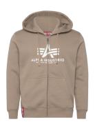 Basic Zip Hoody Beige Alpha Industries