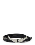 Rock Belt Natural Leather Black Zadig & Voltaire