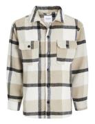 Jjebradley Ollie Overshirt Ls Noos Beige Jack & J S