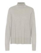 Cranva Rollneck Pullover Grey Cream