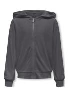 Kogrebel L/S Zip Hood Swt Grey Kids Only