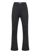 Flared Interlock Pants Black Tom Tailor