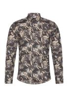 Aop Superflex Shirt L/S Grey Lindbergh