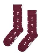 Glass Of Wine Sock Burgundy Happy Socks