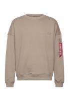 Alpha Essentials Rl Sweater Beige Alpha Industries