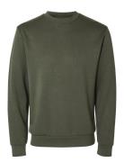 Slhemanuel Soft Crew Neck Sweat Noos Green Selected Homme