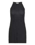 High Neck Tank Dress Black Filippa K