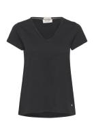 Mmtulli V-Ss Basic Tee Black MOS MOSH