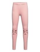 Leggings Cat On Knees Pink Lindex