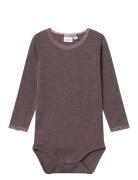 Nmfwang Wool Needle Ls Body Solid Brown Name It