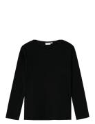 Nkmwang Wool Rib Ls Top Black Name It