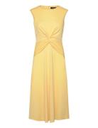 Twist-Front Jersey Dress Yellow Lauren Ralph Lauren