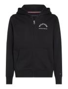 Roundall Hooded Zip Through Black Tommy Hilfiger