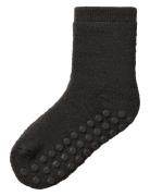 Nmmwaksi Wo/Bl Terry Sock W/Non Skid Black Name It