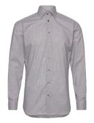 Small Check On White Grey Bosweel Shirts Est. 1937