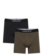 Premium Cotton Stretch Boxer 2P Black Björn Borg