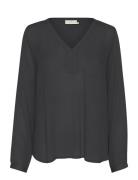 Amber Blouse Ls Black Kaffe