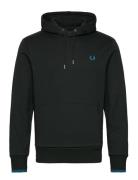 Tipped Hooded Sweatsh Black Fred Perry