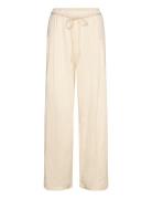 Straight Lyocell Trousers Beige Mango