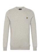 Cotton Merino Crew Neck Jumper Grey Lyle & Scott