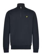 Loopback Quarter Zip Sweat Navy Lyle & Scott