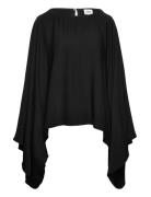 Klasia Satin Blouse Black Twist & Tango