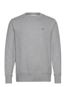 Reg Emb Archive Shield Cneck Grey GANT