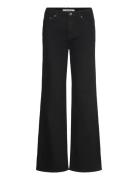 Srwilla Midwaist Wide Jeans Black Soft Rebels