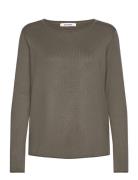 Srmarla O-Neck Roll Edge Knit Khaki Soft Rebels