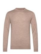 Jprblamerino Knit Crew Neck Beige Jack & J S