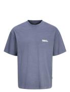 Jorvermont Wash Tee Ss Crew Neck Blue Jack & J S