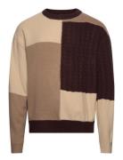 Wbkurt Patch Knit Brown Woodbird