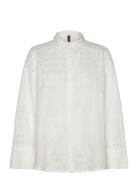 Vmgigi Ls Over D Shirt Wvn Ga White Vero Moda