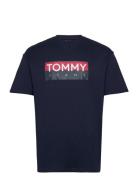 Tjm Reg Rwb Tommy Entry Tee Ext Navy Tommy Jeans