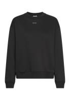 Nano Logo Crew Neck Sweatshirt Black Calvin Klein