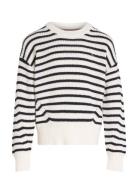 Essential Stripe Sweater White Tommy Hilfiger