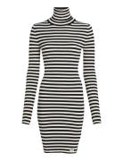 Woven Label Tight Sweater Dress Black Calvin Klein Jeans