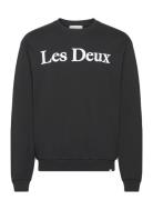 Charles Sweatshirt Black Les Deux