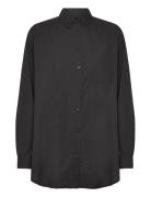 Gaia Shirt Poplin Black Moshi Moshi Mind