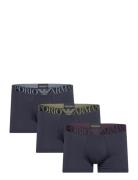 Men's Knit 3-Pack Trunk Navy Emporio Armani