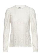 Olmjade L/S Cuff Top Jrs White Only Maternity