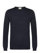 Bs Irving Regular Fit Knitwear Navy Bruun & Stengade