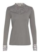 Crtrulla Jersey Blouse Grey Cream