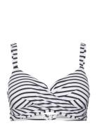 Swim Bra Liljatshirt Twist Mat White Lindex