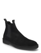 Biaerik Chelsea Boot Oily Suede Black Bianco